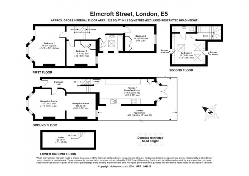 Floorplan for Elmcroft Street, London
