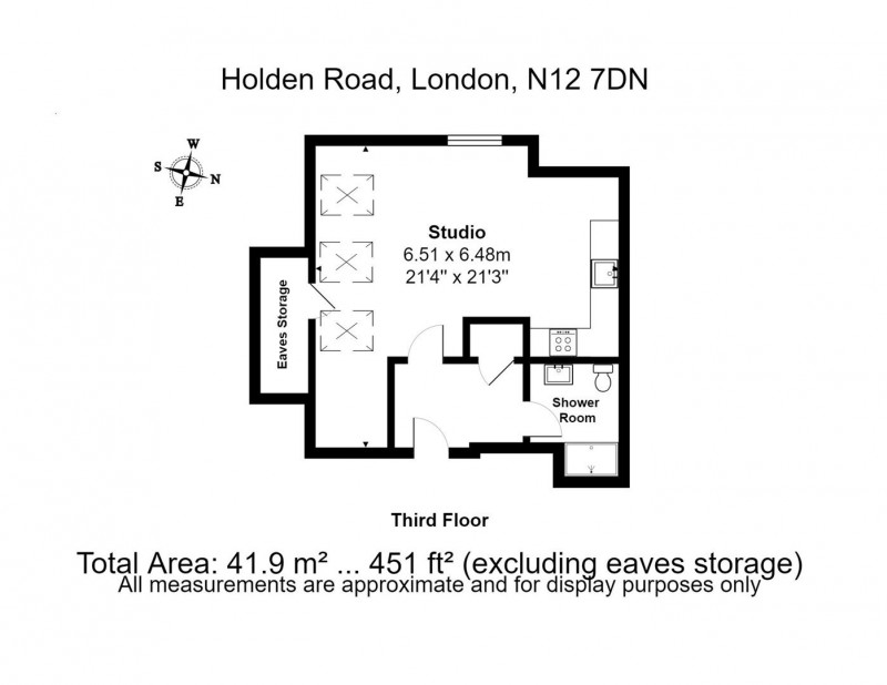 Floorplan for Holden Road, London