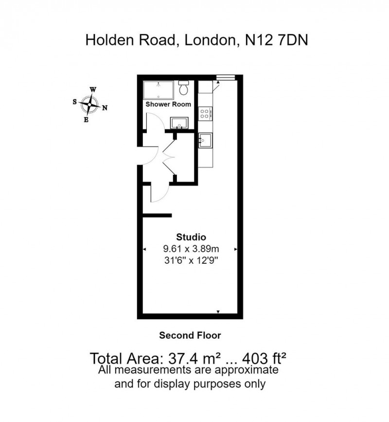Floorplan for Holden Road, London