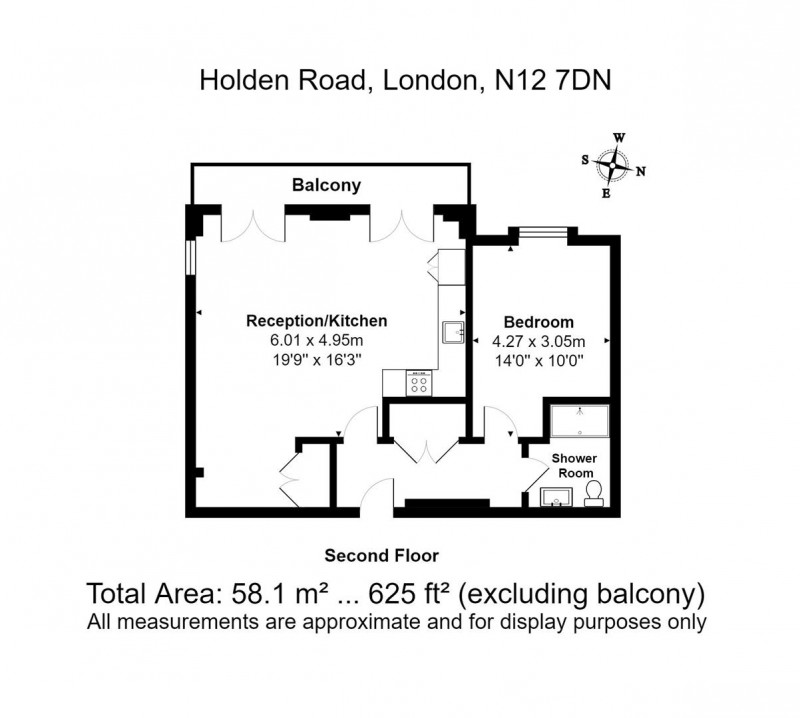 Floorplan for Holden Road, London