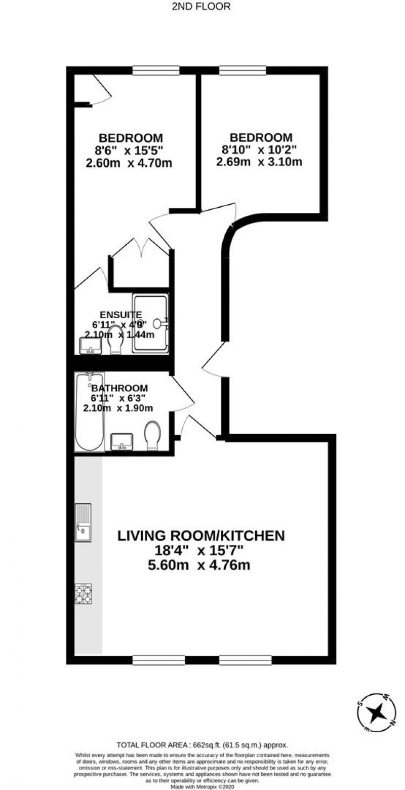 Floorplan for Upper Street, N1 1US