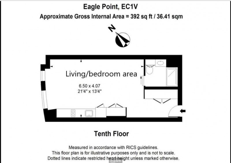 Floorplan for Eagle Point, City Road, EC1V 1AQ