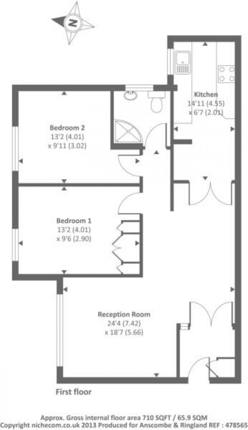 Floorplan for Avenue Road, N6 5DP