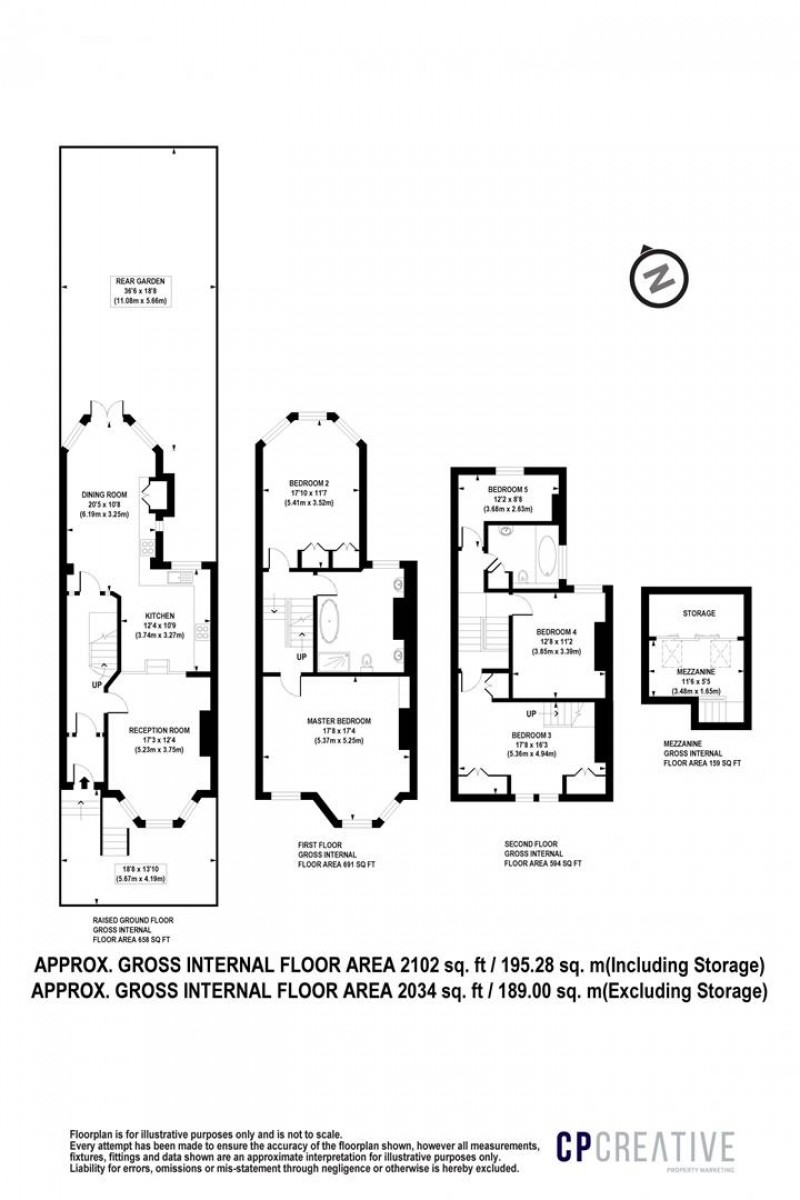 Floorplan for Sotheby Road, N5 2UT