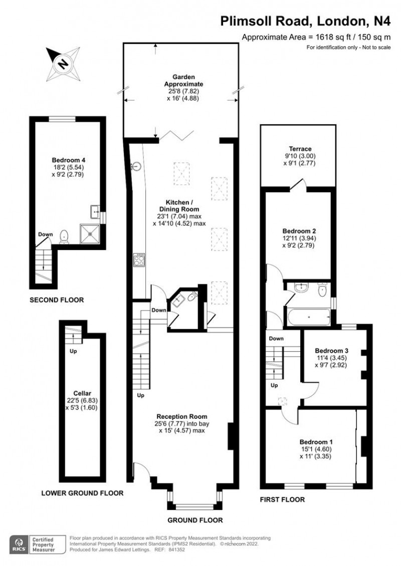 Floorplan for Plimsoll Road, N4 2EB