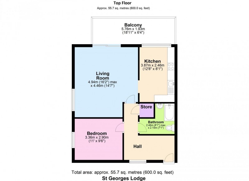 Floorplan for Muswell Hill, N10 3TE