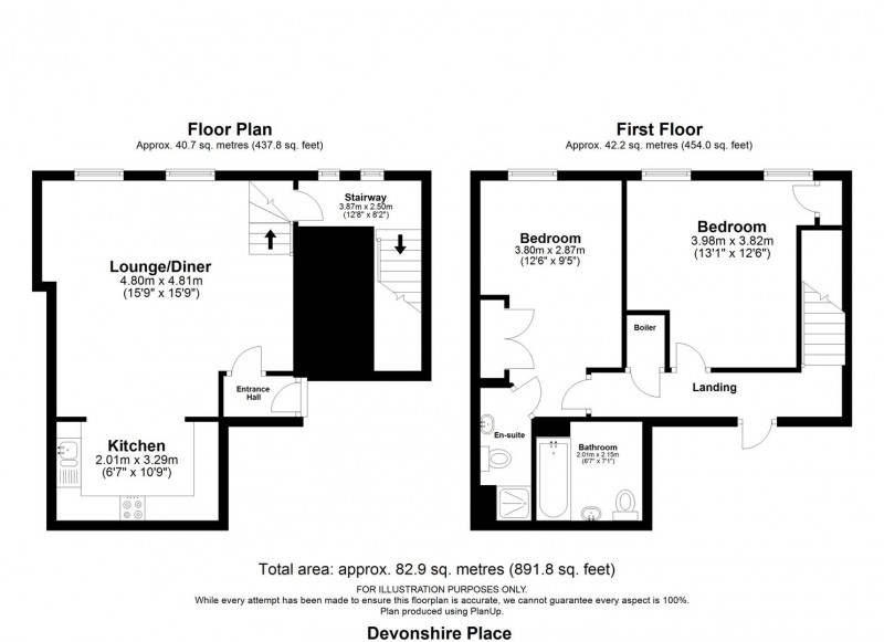 Floorplan for Devonshire Place, W1G 6JU