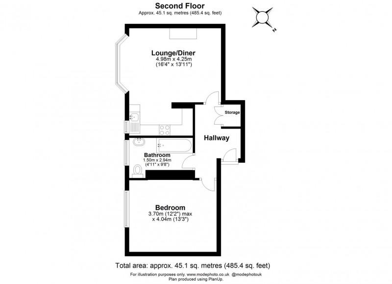 Floorplan for Highbury Grange, N5 2PA