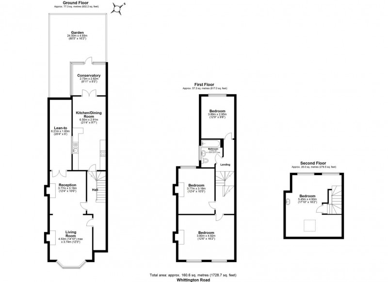 Floorplan for Whittington Road, N22 8YP