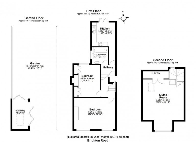 Floorplan for Brighton Road, N16 8EG