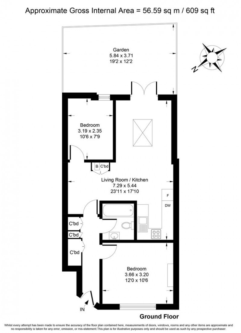 Floorplan for Douro Street, E3 2TS