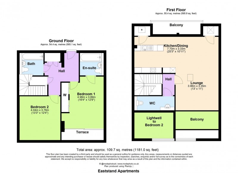 Floorplan for Highbury Stadium Square, N5 1FL