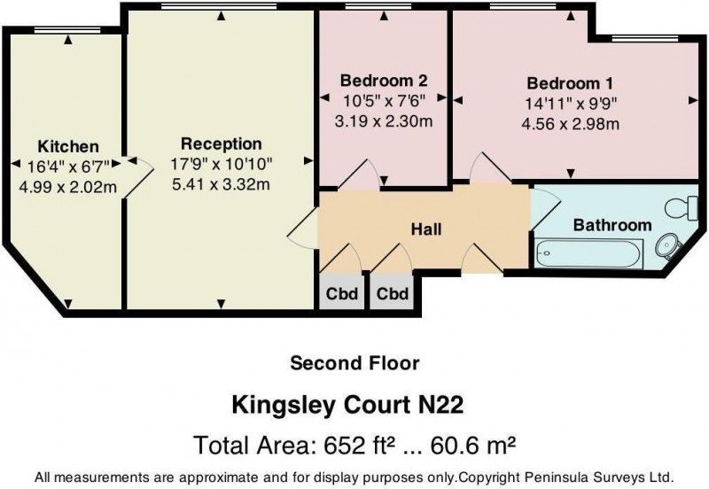 Floorplan for Palmerston Road, N22 8RQ